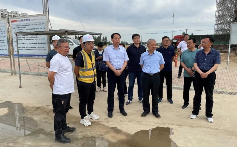 劉東波副市長現場調研濟曲快速路項目